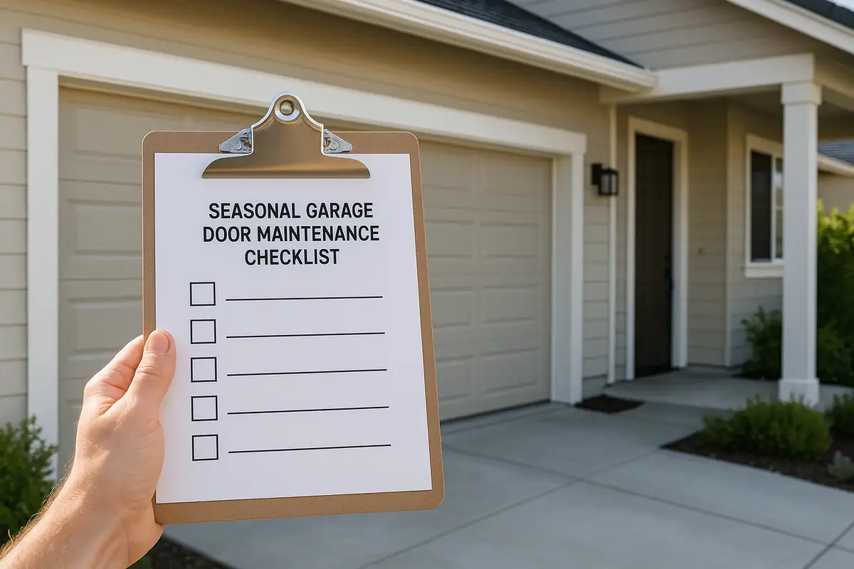 Seasonal Garage Door Maintenance Checklist for San Diego Homeowners