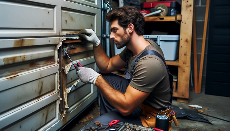 Garage Door Panel Replacement service in San Diego