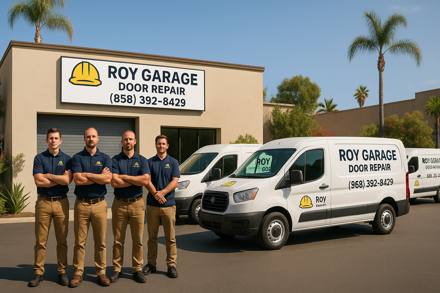 Professional garage door service in San Diego